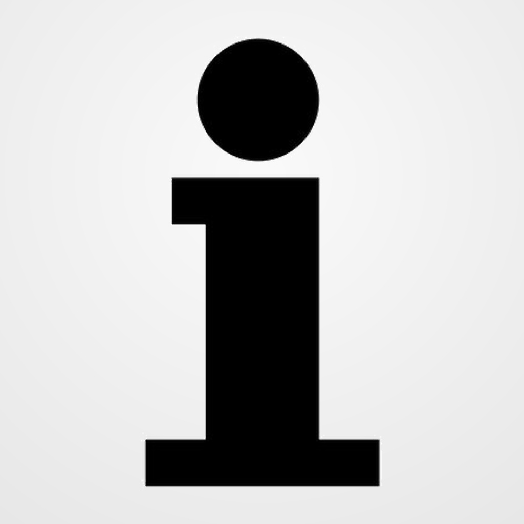 PICTOGRAMA MURAL 12x12 VINILO AZUL/SILUETA BLANCO  INFORMACION