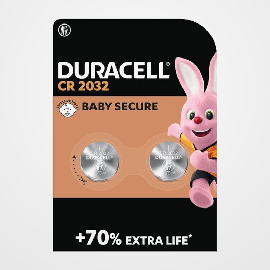 PILAS DURACELL DL2032 BLISTER de 2
