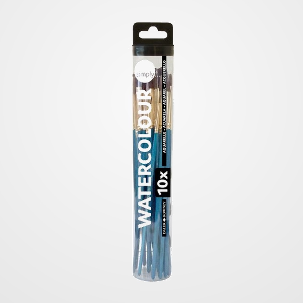 PINCEL DALER ROWNEY SIMPLY ACUARELA SET DE 10