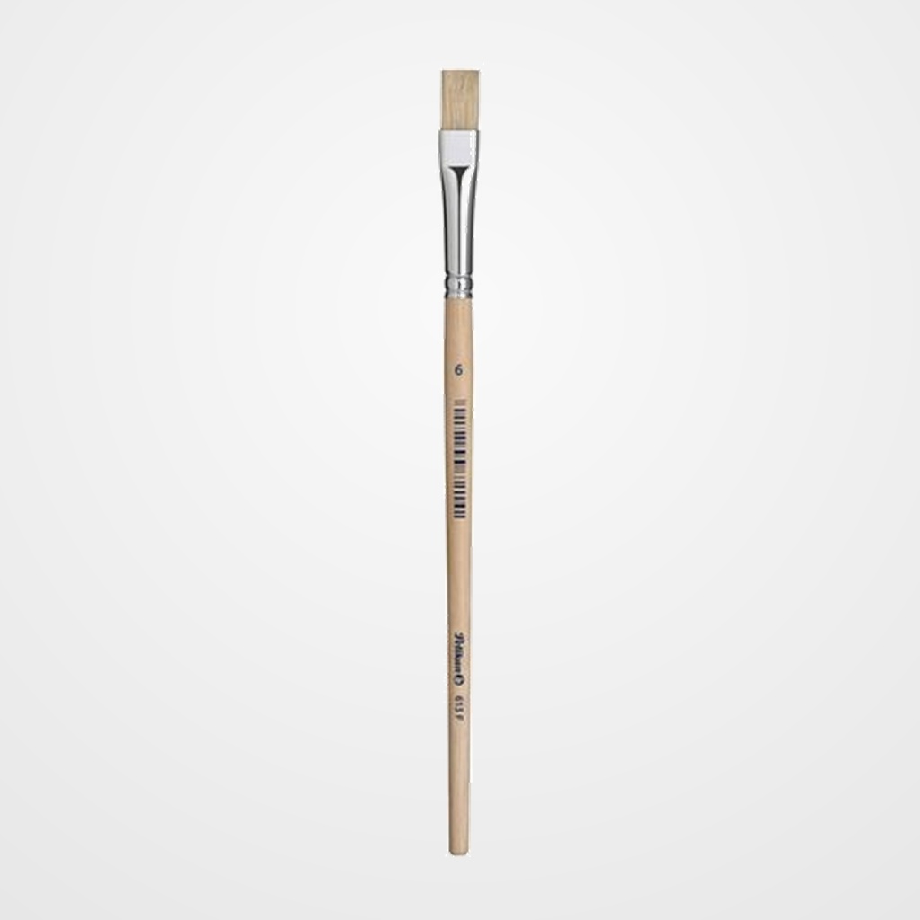 PINCEL PELIKAN 613F PLANO pelo CERDA Nº 6 (721407)