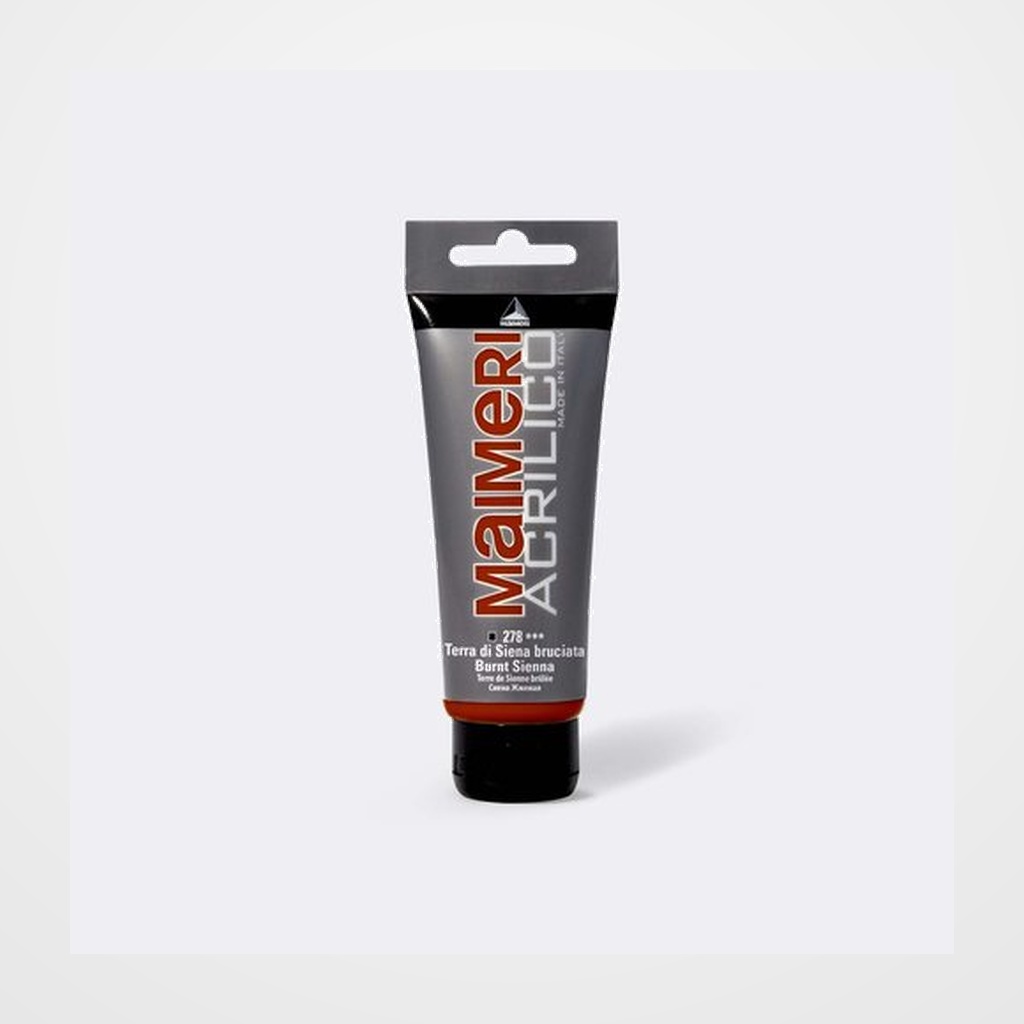 PINTURA ACRILICA MAIMERI 75 ml (tubo) TIERRA SIENA TOSTADA
