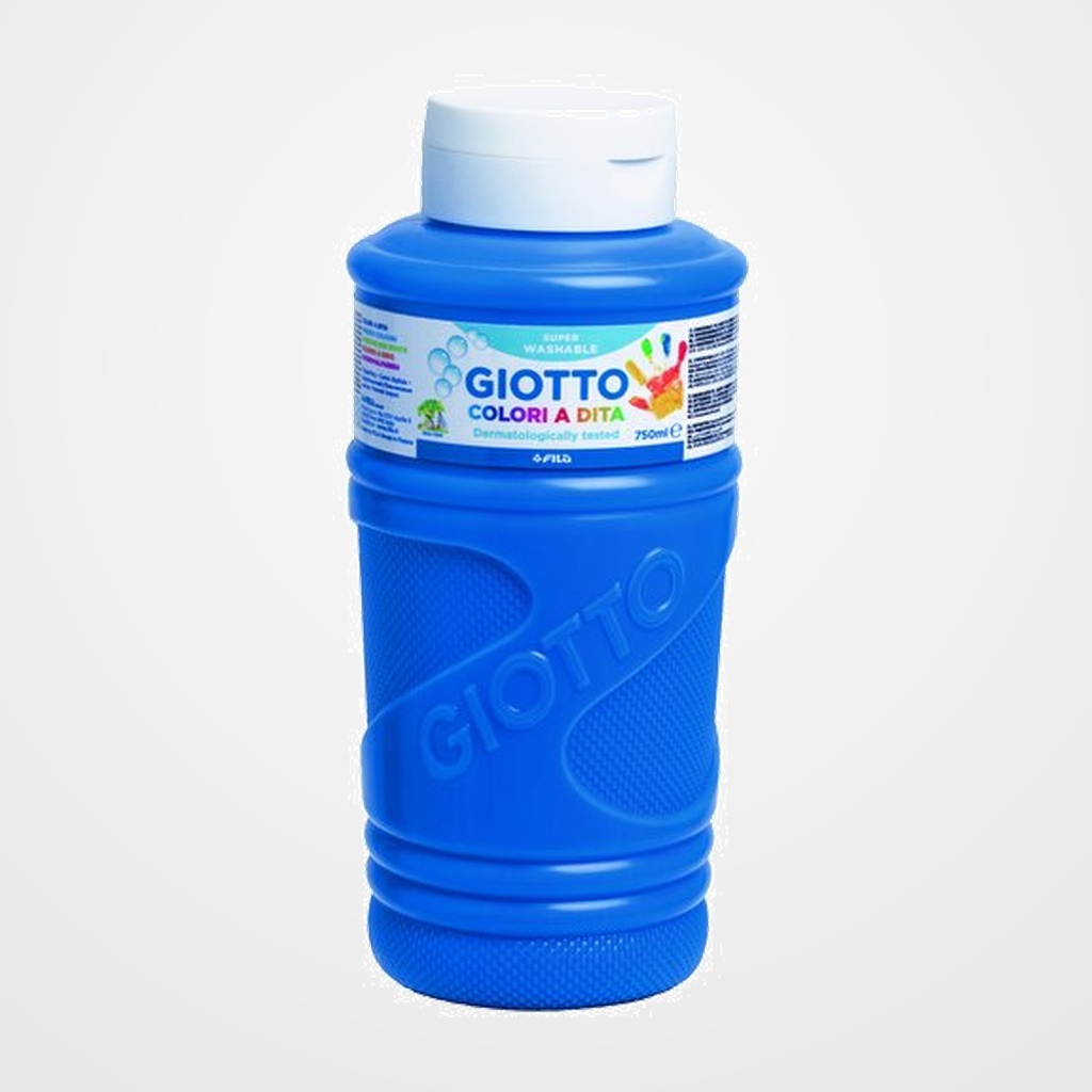 [23501230] PINTURA de DEDOS GIOTTO 750 ml (bote) AZUL