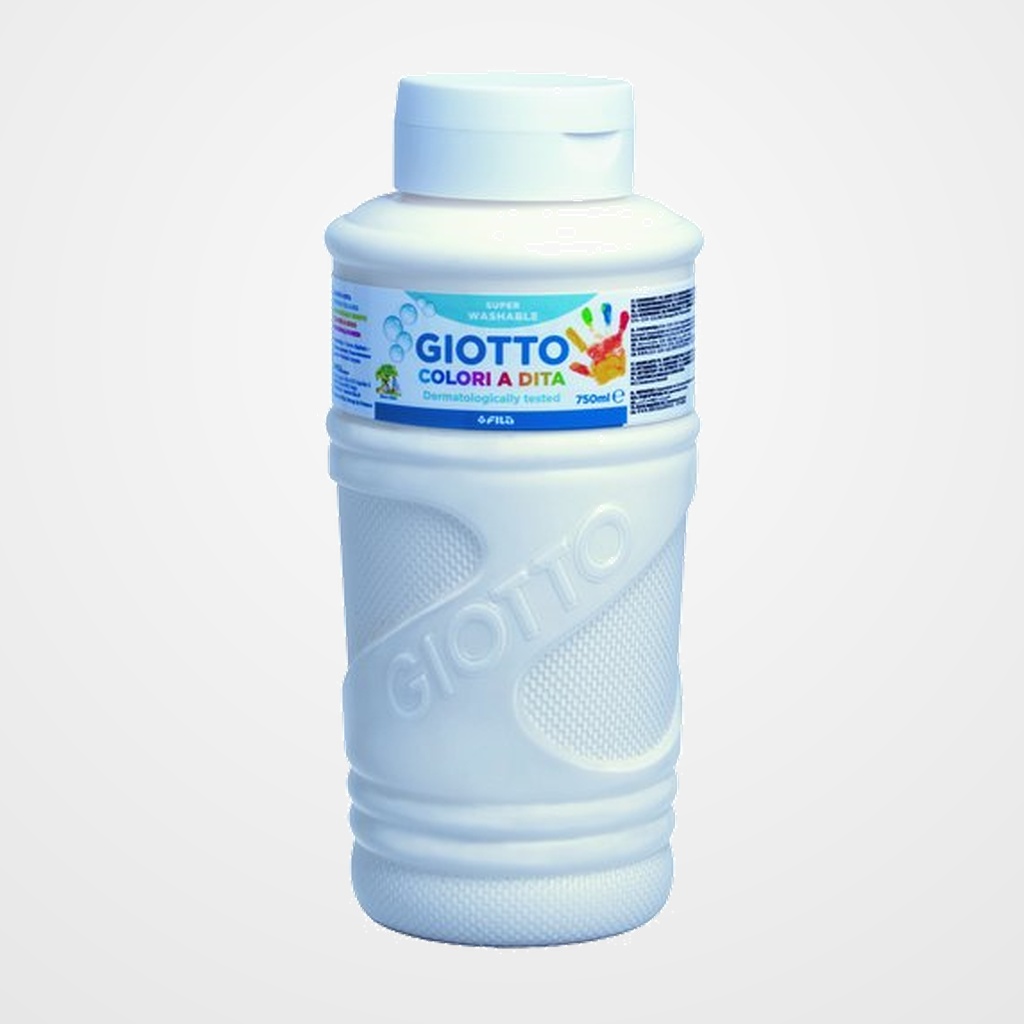 PINTURA de DEDOS GIOTTO 750 ml (bote) BLANCO