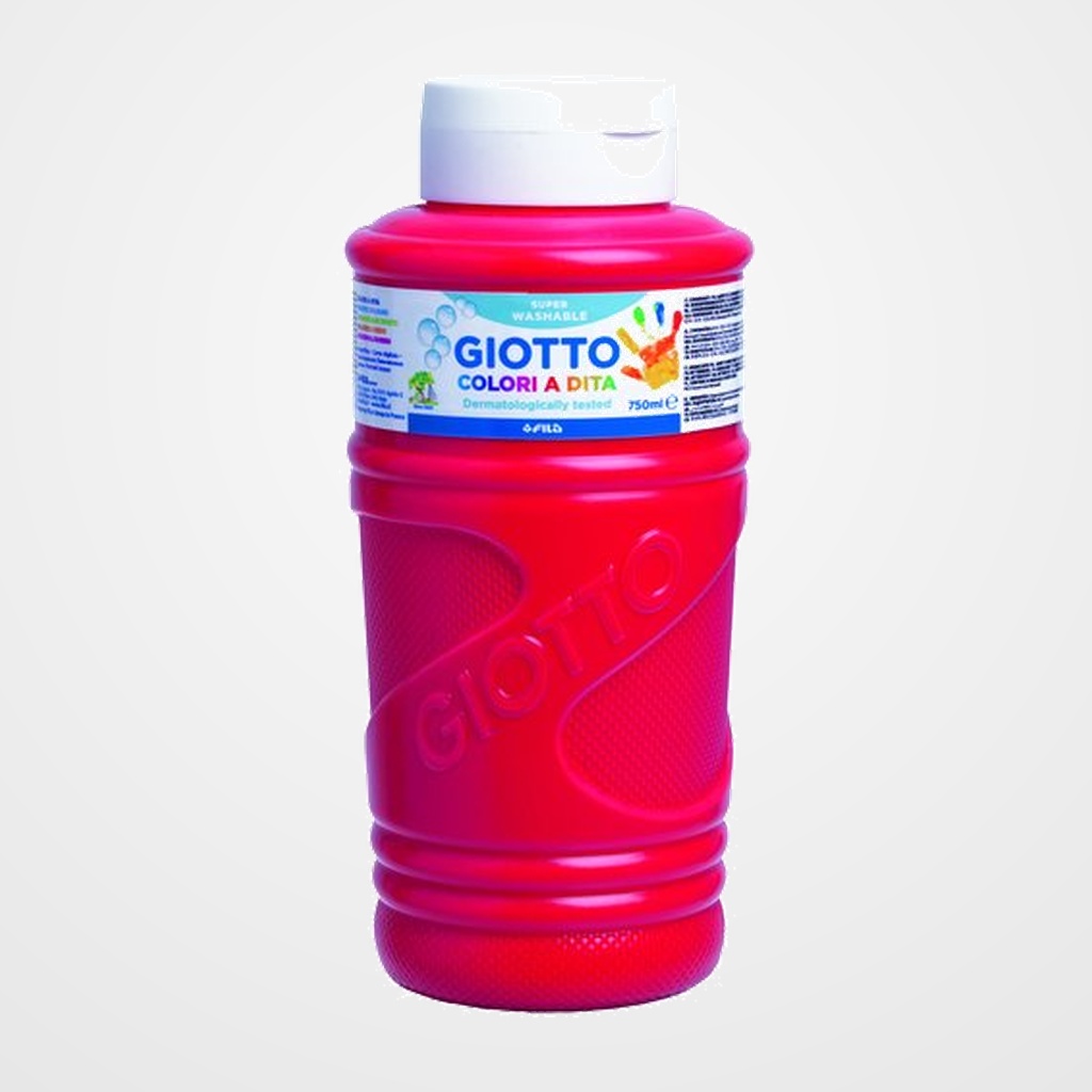 PINTURA de DEDOS GIOTTO 750 ml (bote) ROJO