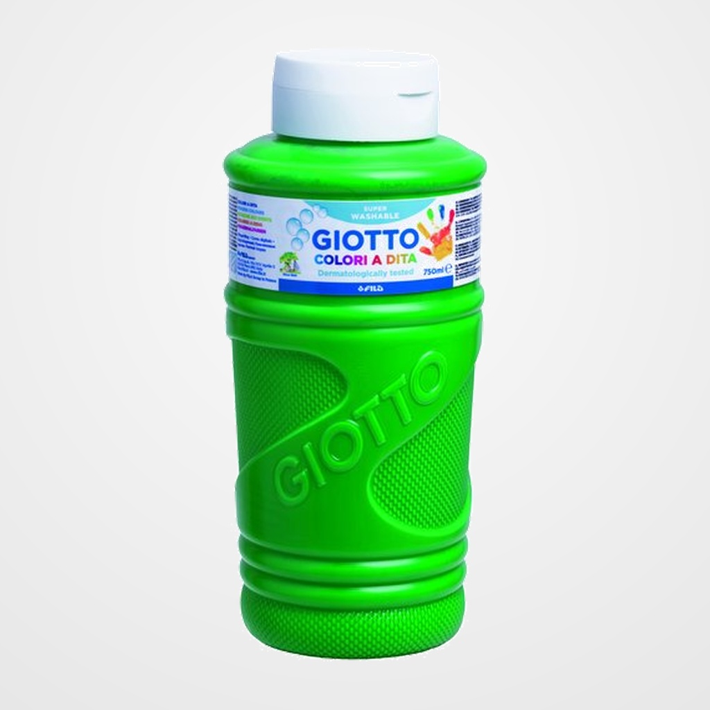 PINTURA de DEDOS GIOTTO 750 ml (bote) VERDE