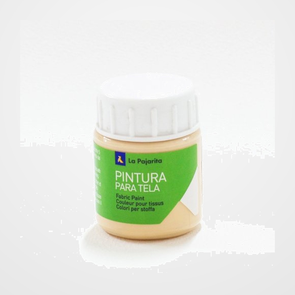 PINTURA para TELA LA PAJARITA 25 ml (bote) CARNE T-28