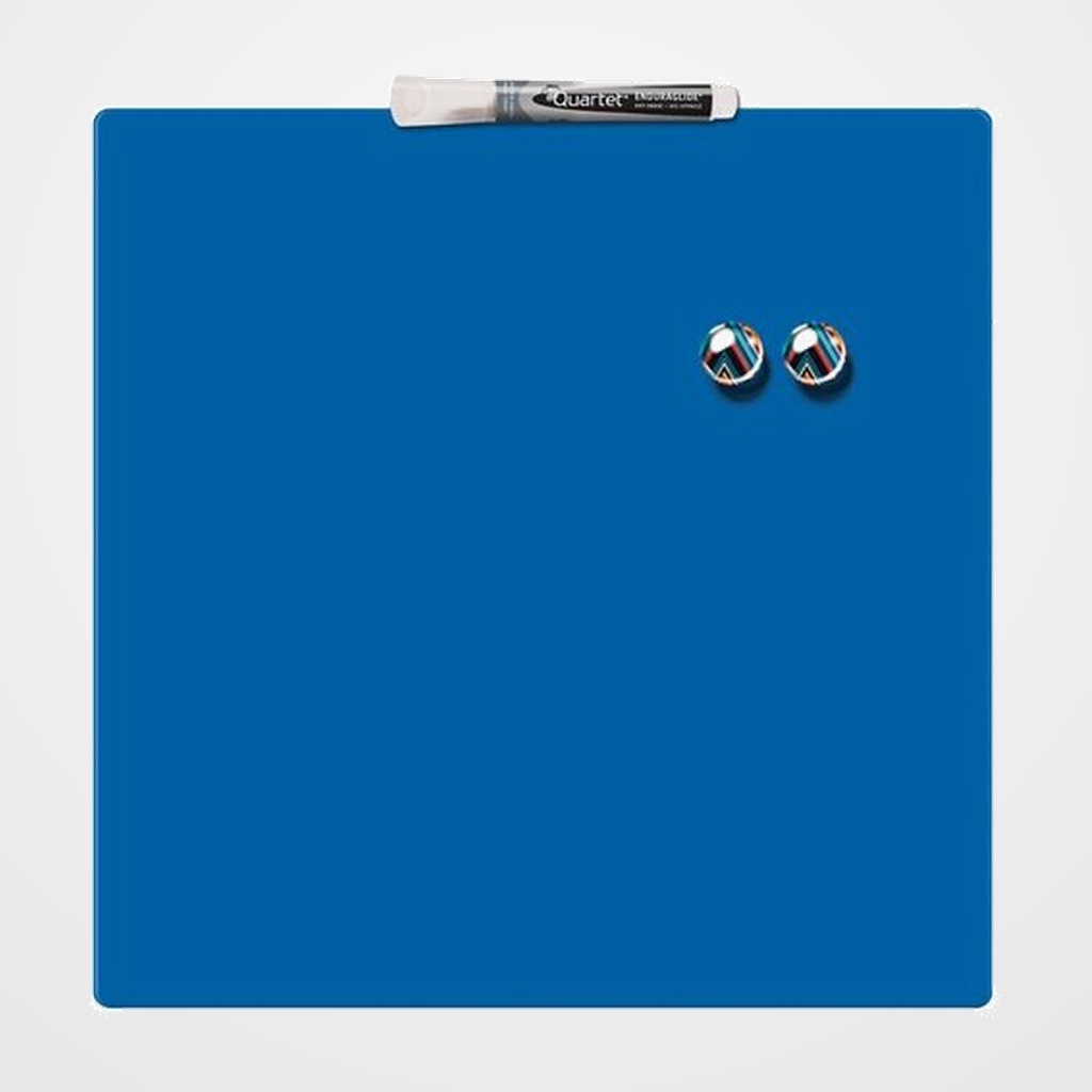 PIZARRA HOGAR MAGNETICA REXEL 36x36 cm AZUL