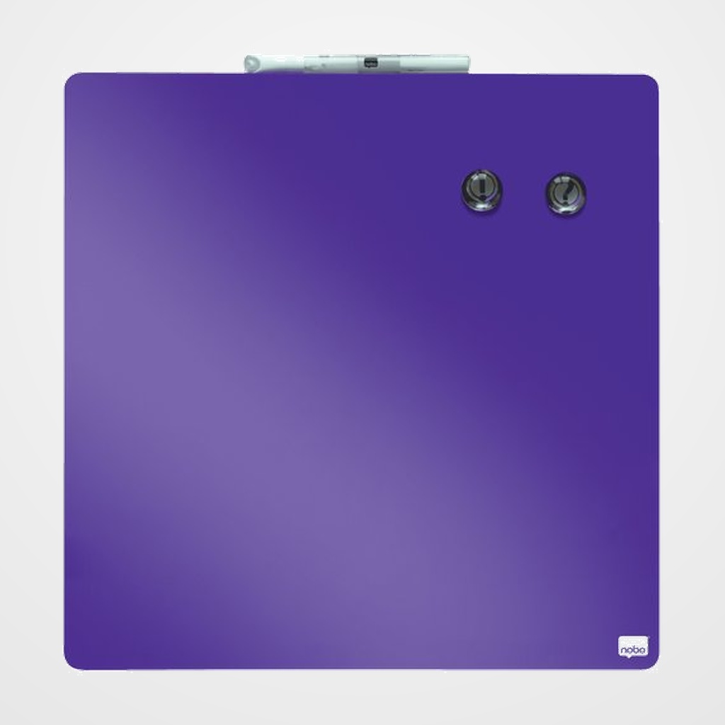 PIZARRA HOGAR MAGNETICA REXEL 36x36 cm MORADO