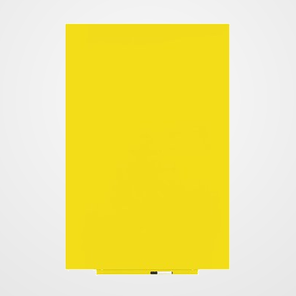 PIZARRA ROCADA SKINWHITEBOARD MODULAR MAGNETICA LACADA 100x150 cm AMARILLO TRAFICO