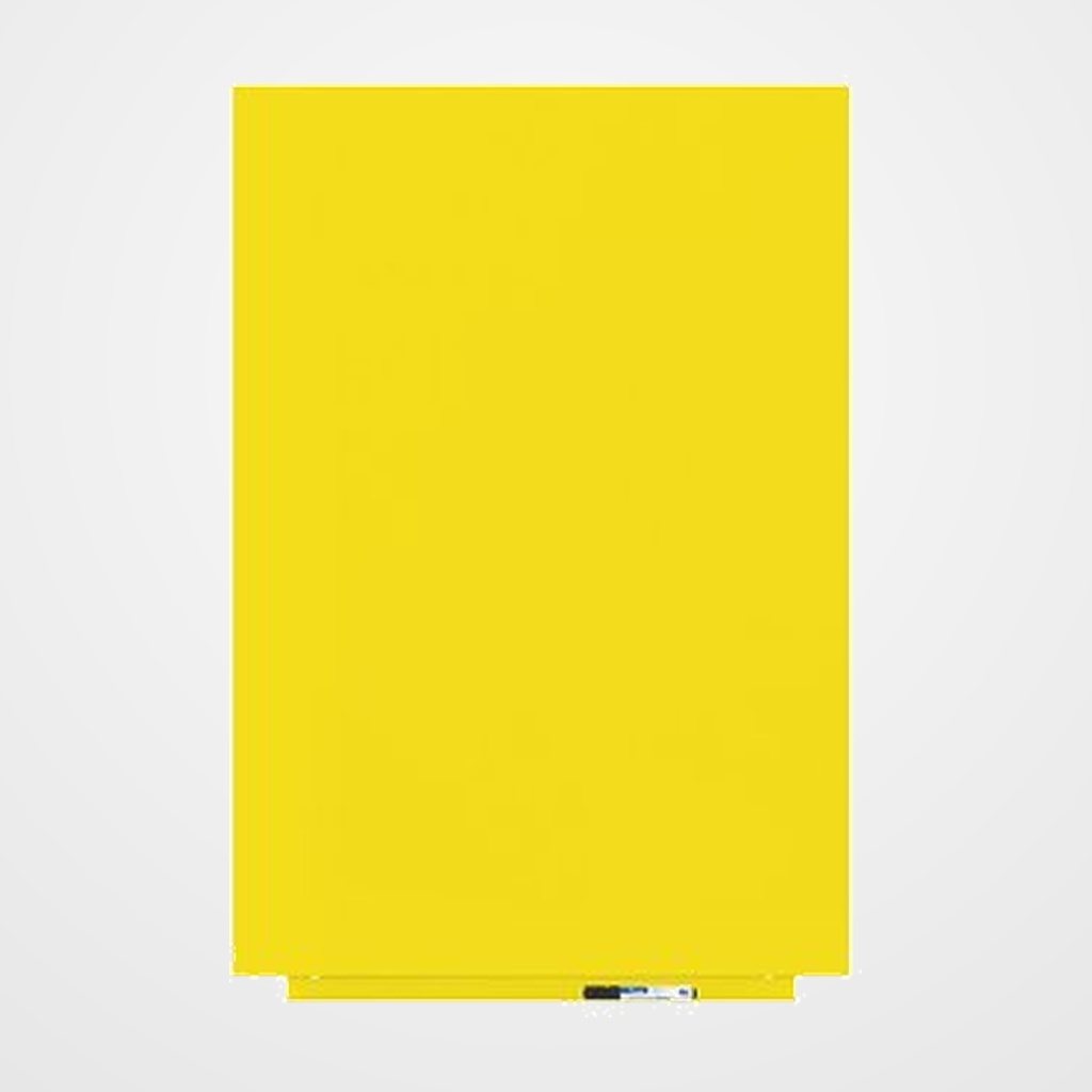PIZARRA ROCADA SKINWHITEBOARD MODULAR MAGNETICA LACADA 75x115 cm AMARILLO TRAFICO
