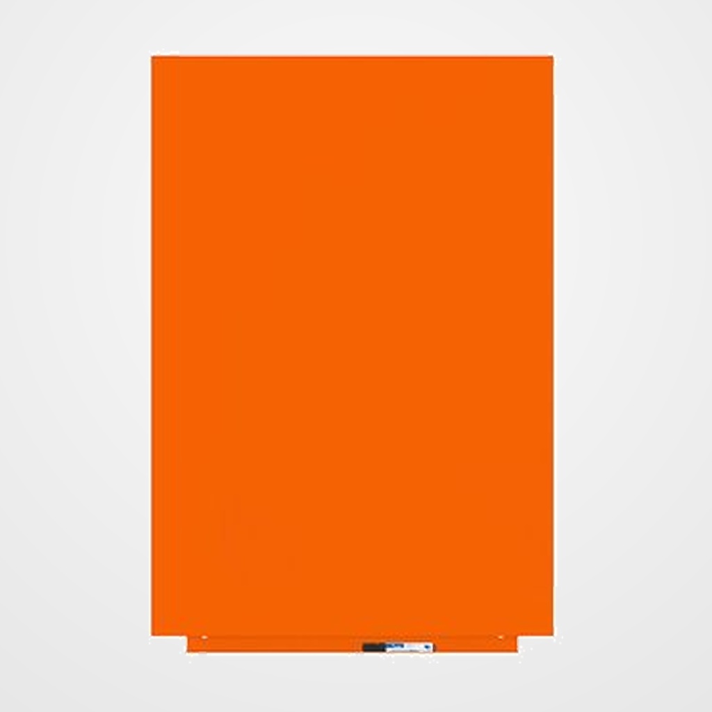 PIZARRA ROCADA SKINWHITEBOARD MODULAR MAGNETICA LACADA 75x115 cm NARANJA