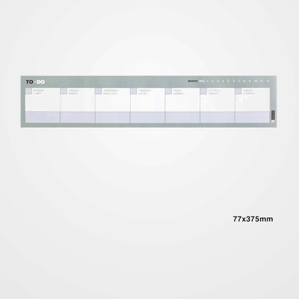 PLANIFICADOR MIQUELRIUS TO-DO PERPETUO 77x375 SEMANAL HORIZONTAL