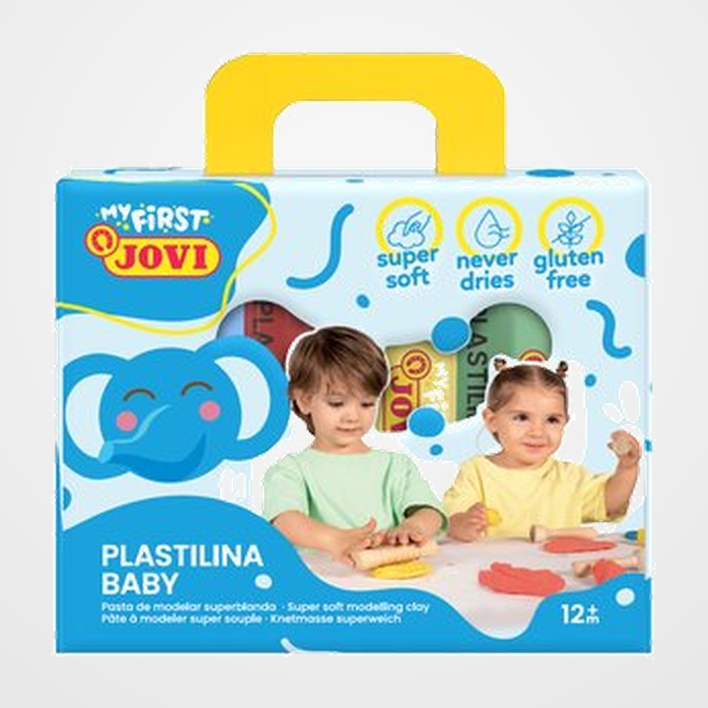 PLASTILINA JOVI BABY MY FIRST 38 gr. ESTUCHE de 4 (col. Surt.)