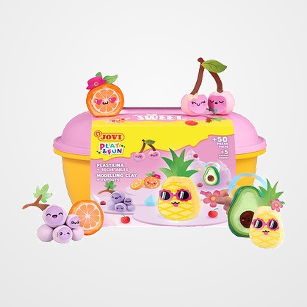 [24101534] PLASTILINA JOVI PLAY&FUN COFRE SWEET