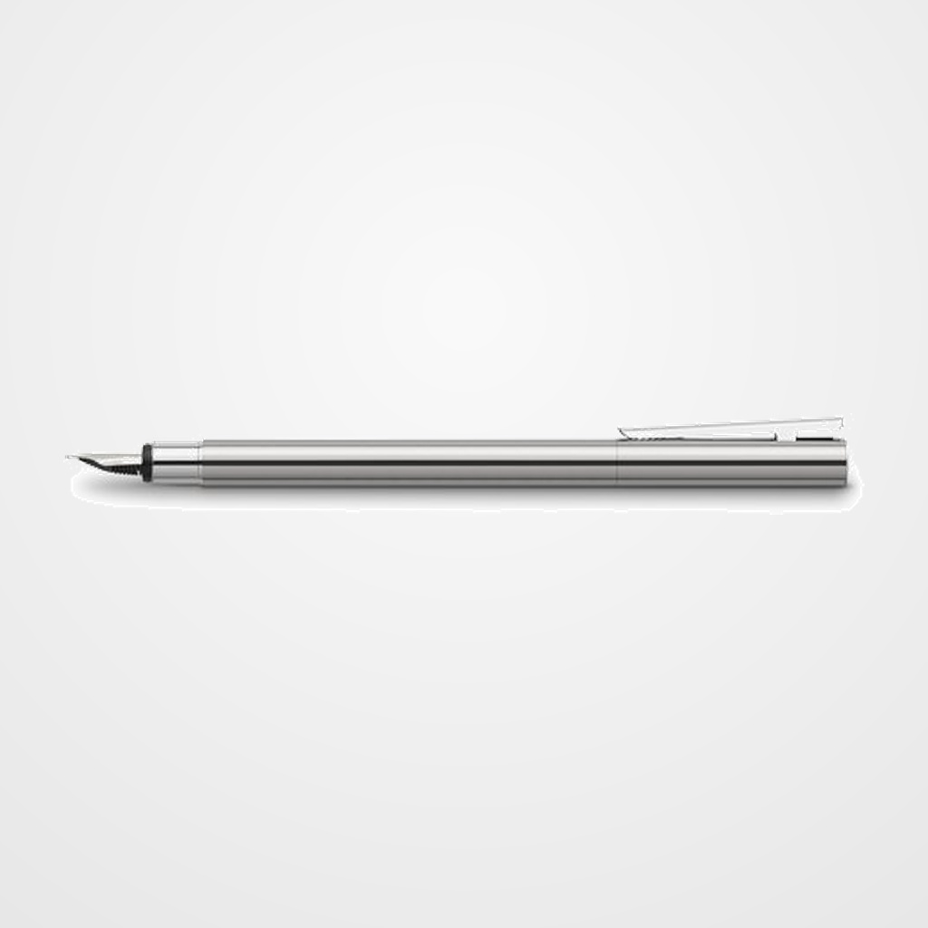 PLUMA FABER-CASTELL NEO SLIM ACERO PULIDO (F)