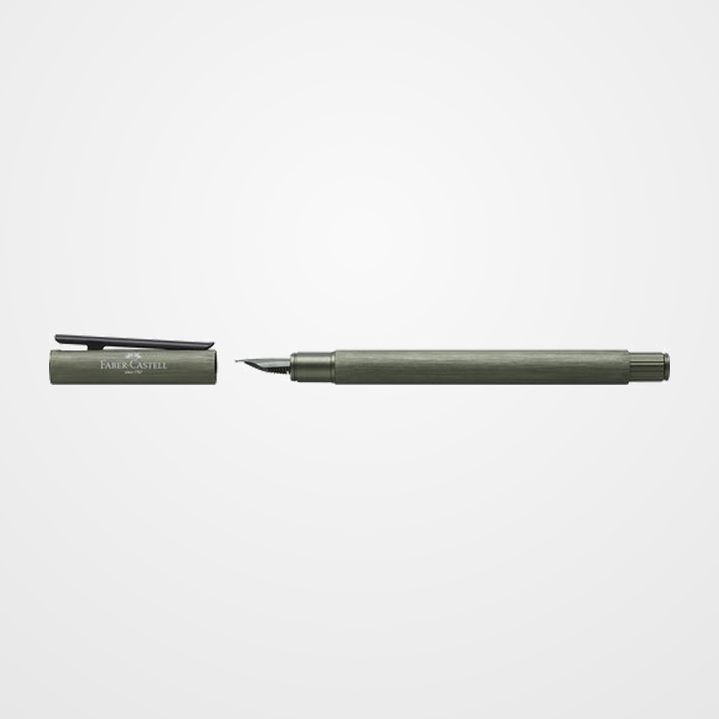 PLUMA FABER-CASTELL NEO SLIM ALUMINIO VERDE OLIVA