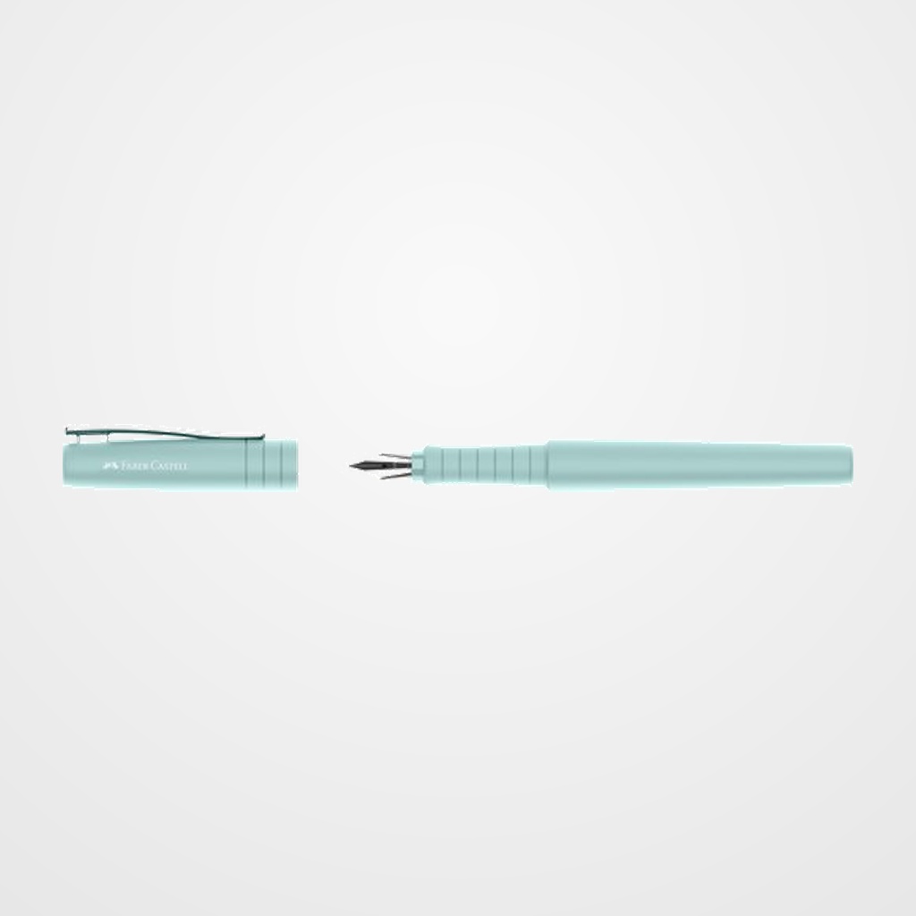 PLUMA FABER-CASTELL POLY PEN TRAZO FINO AZUL CARIBE (F)