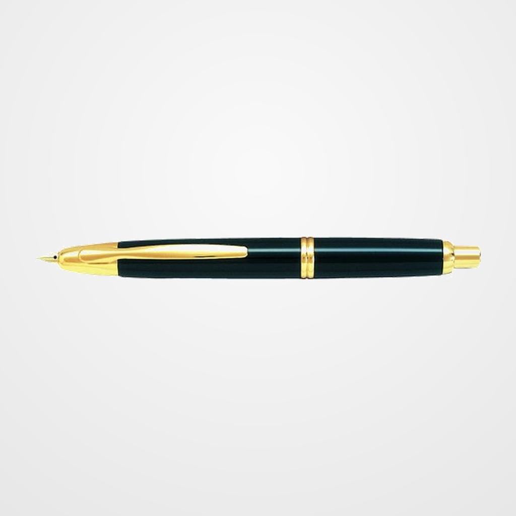 PLUMA PILOT CAPLESS RETRACTIL 1500 ORO NEGRO (M)