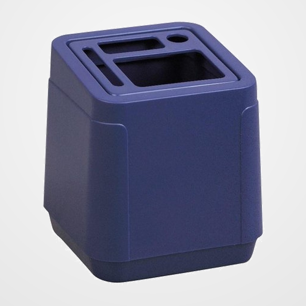 PORTA LAPICES ARTES PLASTICO CUADRADO