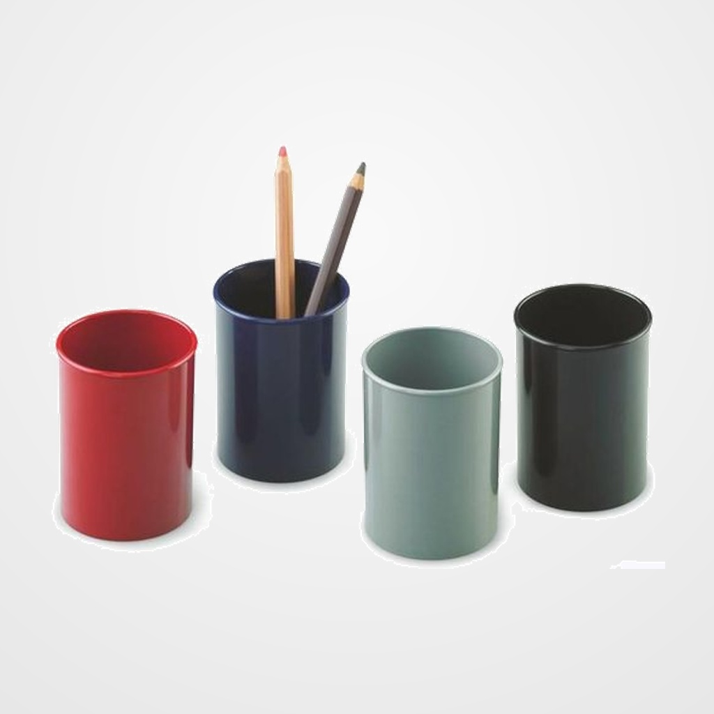 PORTA LAPICES FAIBO PLASTICO NEGRO OPACOS