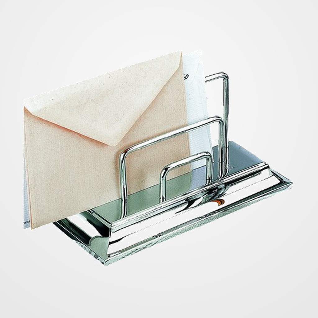 PORTACARTAS CASCO M-672 CLASICO CROMO BRILLANTE