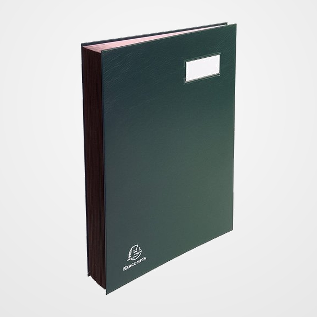 PORTAFIRMAS EXACOMPTA DIRECTIVOS 12 DEPARTAMENTOS VERDE