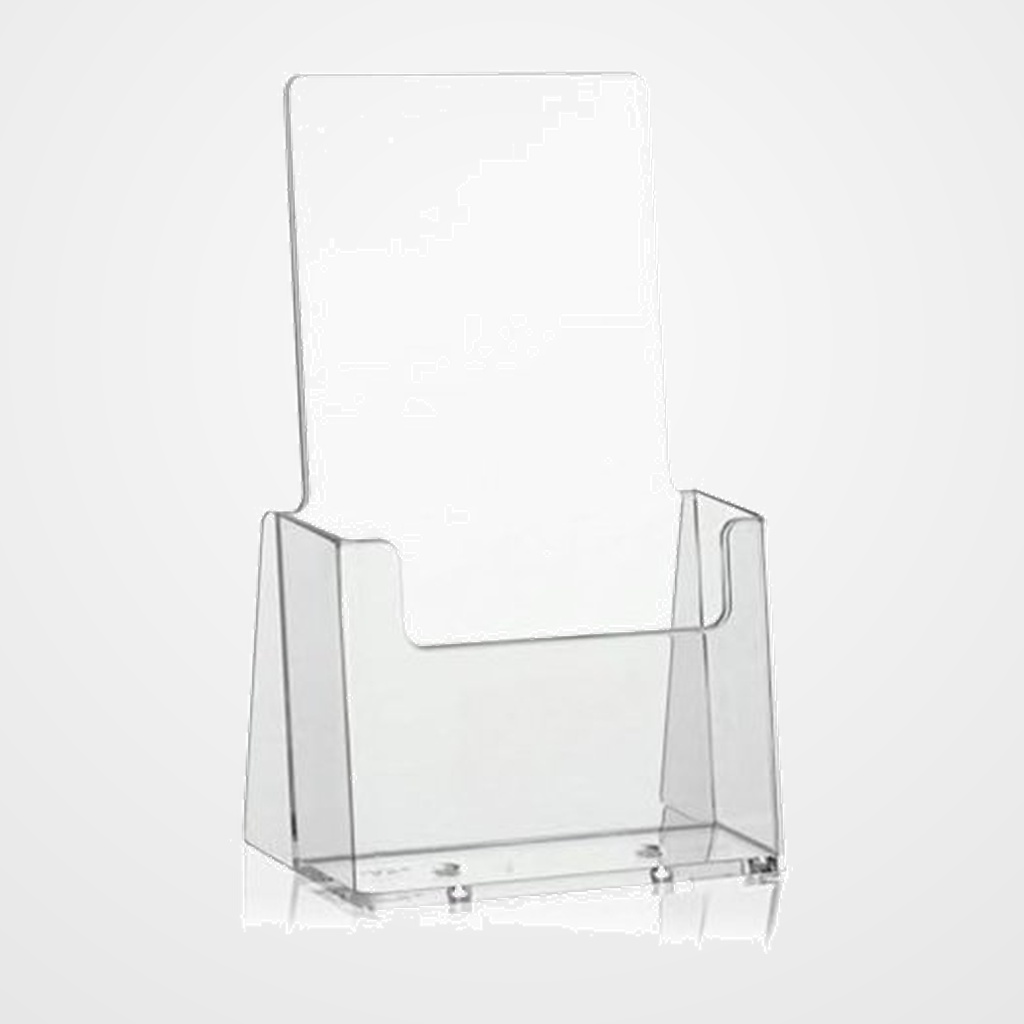 PORTAFOLLETOS SOBREMESA A.2000 A5 VERTICAL 1 COMPARTIMENTO CRISTAL