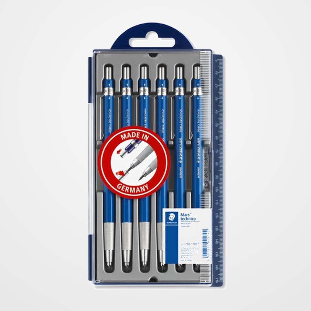 PORTAMINAS STAEDTLER 780 MARS TECHNICO 2,0 mm ESTUCHE de 6 (5+1)