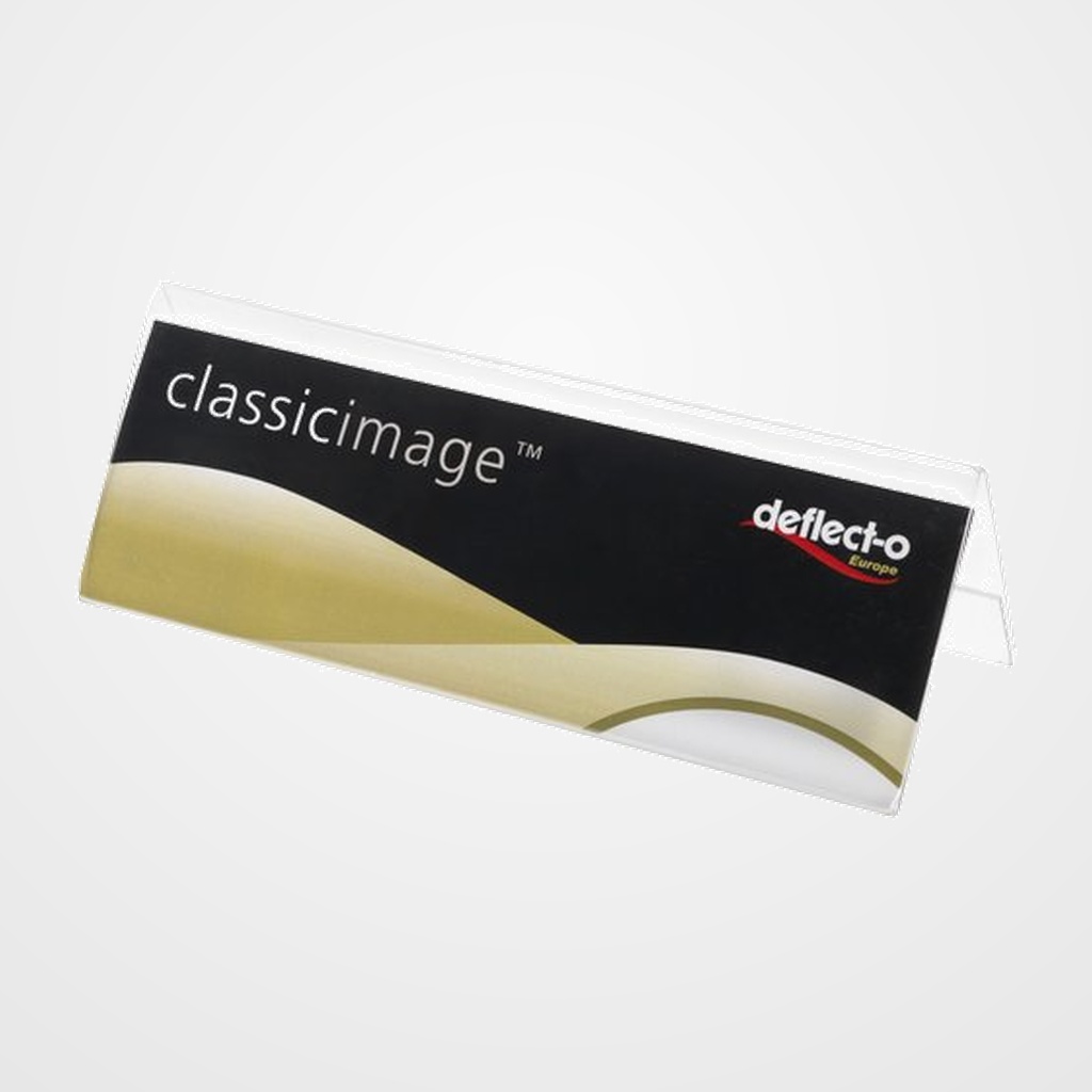 PORTA-NOMBRES MESA DEFLECT-O A6 HORIZONTAL