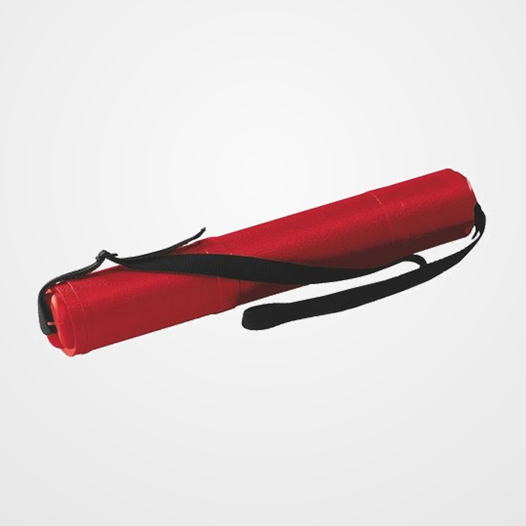 [24318016] PORTAPLANOS PLASTICO FAIBO 6,5 cm EXTENSIBLE (40-75 cm) con BANDOLERA ROJO