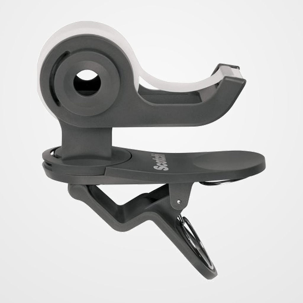 [16601041] PORTARROLLOS SCOTCH CLIP&TWIST C19 GRIS PIZARRA + 4 CINTA SCOTCH MAGIC