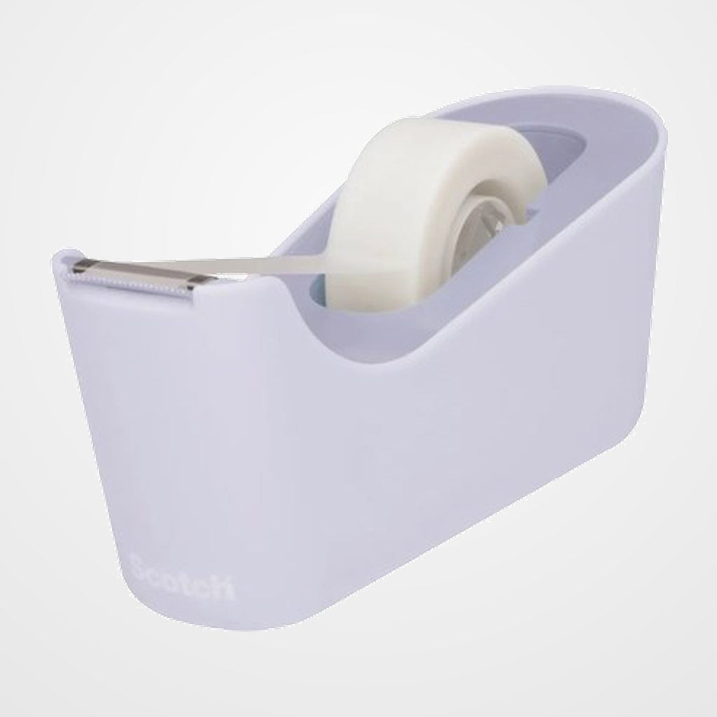 PORTARROLLOS SCOTCH C18 LAVANDA + 1 ROLLO  MAGIC 19x33