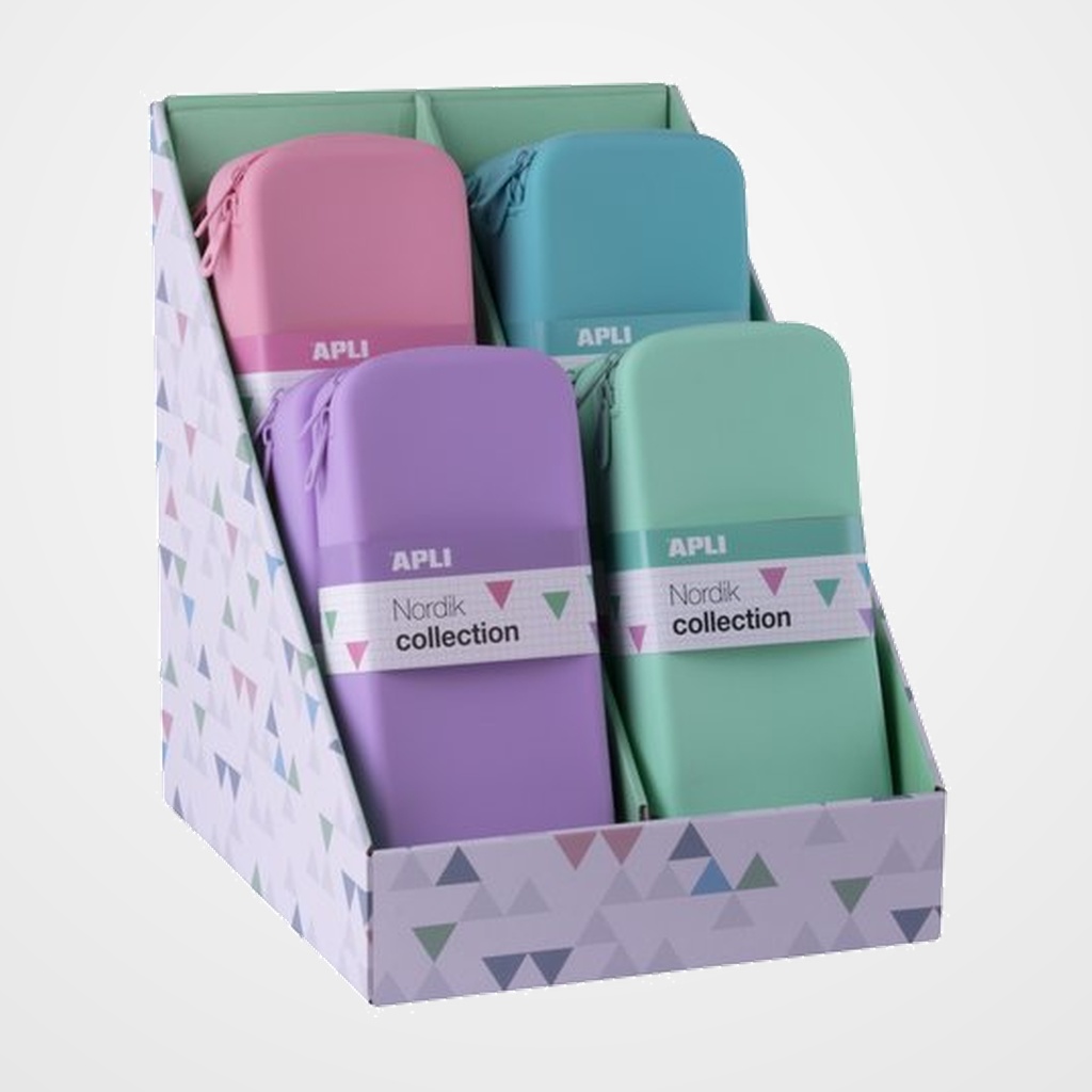 PORTATODO APLI NORDIK SILICONA RECTANGULAR EXPOSITOR DE 8