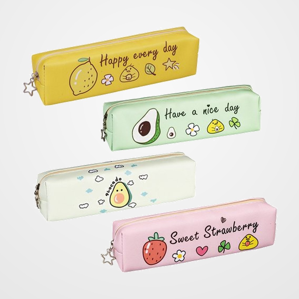 PORTATODO CENTRUM PVC 1 CREMALLERA RECTANGULAR FRASES SURTIDO