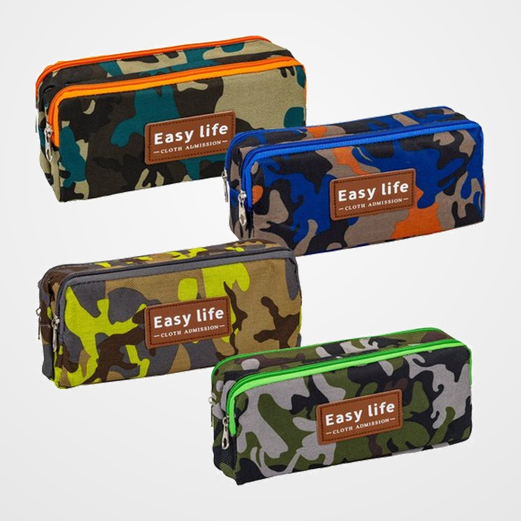 PORTATODO CENTRUM 2 CREMALLERA RECTANGULAR EASY LIFE SURTIDO