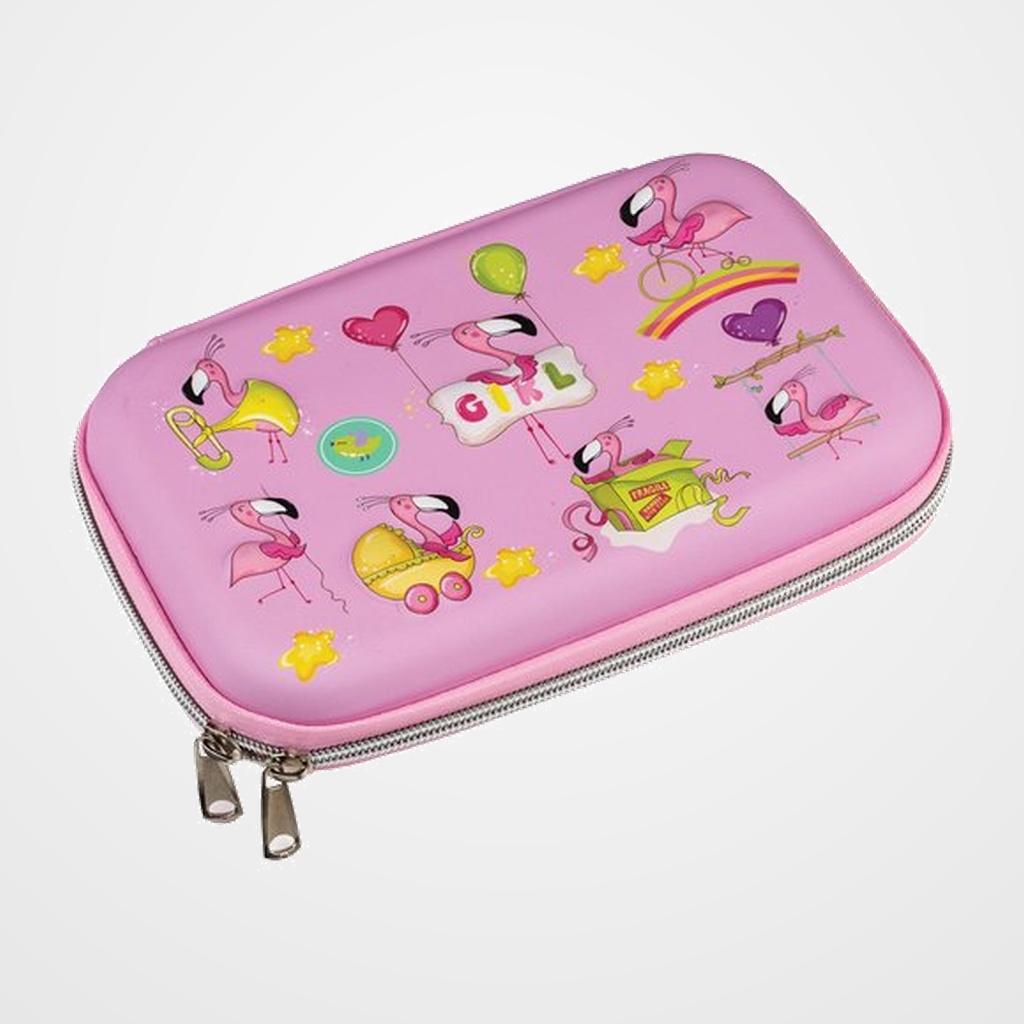 PORTATODO CENTRUM 3D EVA PINK FLAMINGO