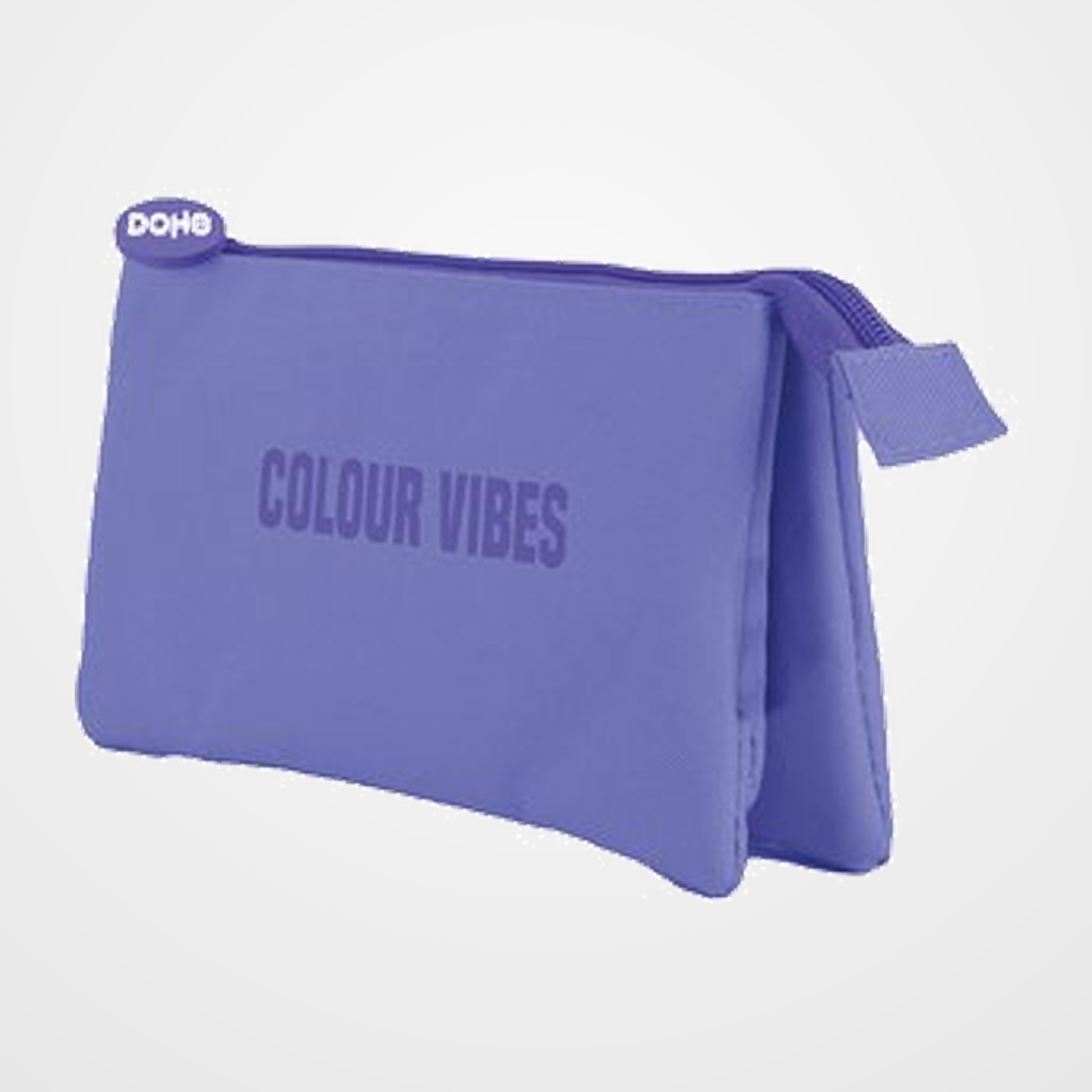 PORTATODO DOHE COLOUR VIBES TRIPLE MORADO