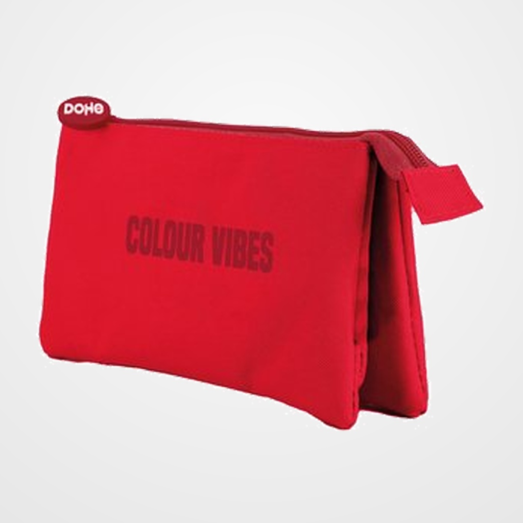 PORTATODO DOHE COLOUR VIBES TRIPLE ROJO