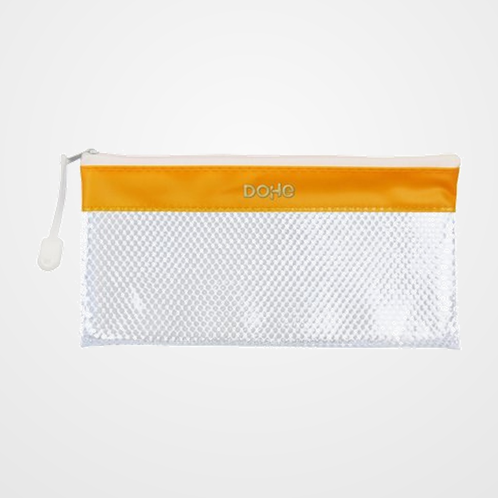 PORTATODO DOHE CREMALLERA APAISADO PVC BLANCO/AMARILLO