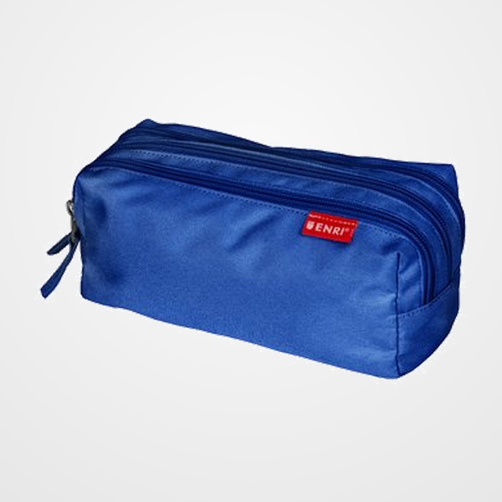 PORTATODO ENRI 3 CREMALLERAS AZUL