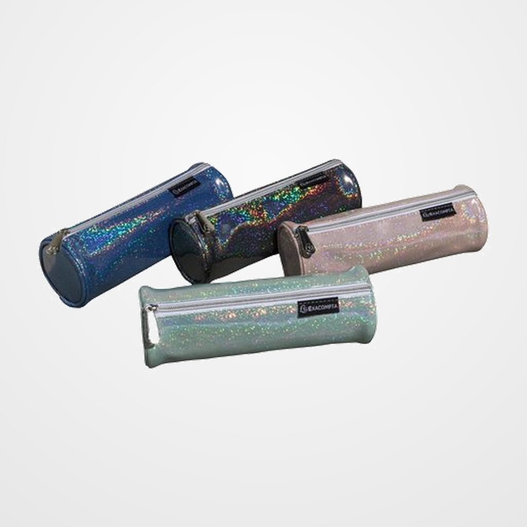 PORTATODO EXACOMPTA  GLITTER  REDONDO SURTIDO (4 col.)