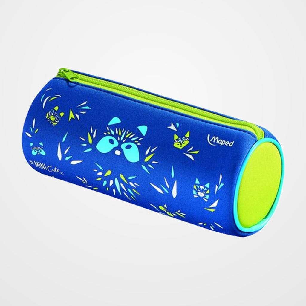 PORTATODO MAPED MINI CUTE REDONDO AZUL