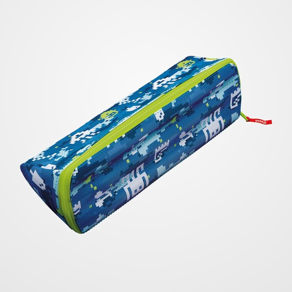 PORTATODO MAPED XXL PATTERN BLUE PIXEL