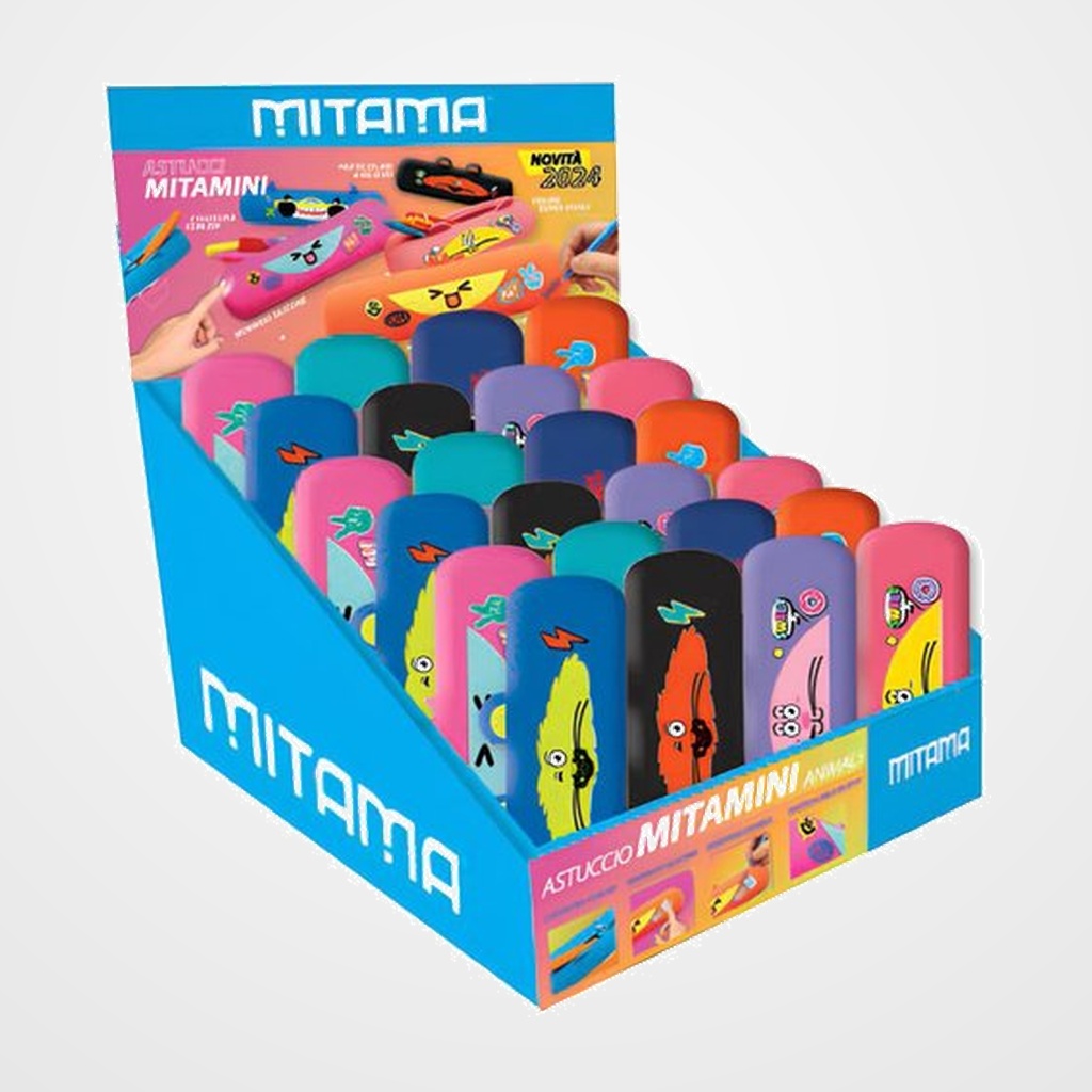 PORTATODO MITAMA SILICONA MITAMINO AMIMAL SURTIDOS