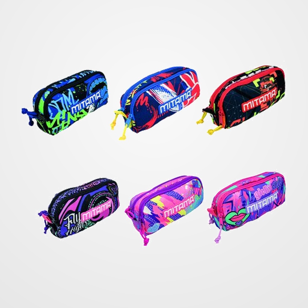 PORTATODO MITAMA 2-ZIP DOBLE COMPARTIMENTO SURTIDOS