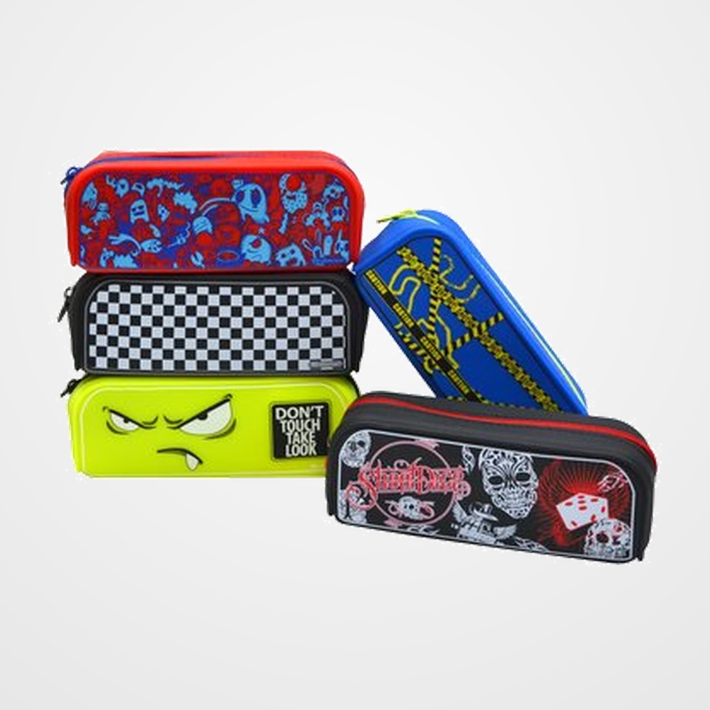 PORTATODO OFFICE BOX SILICONA RECTANGULAR SURTIDO BOYS