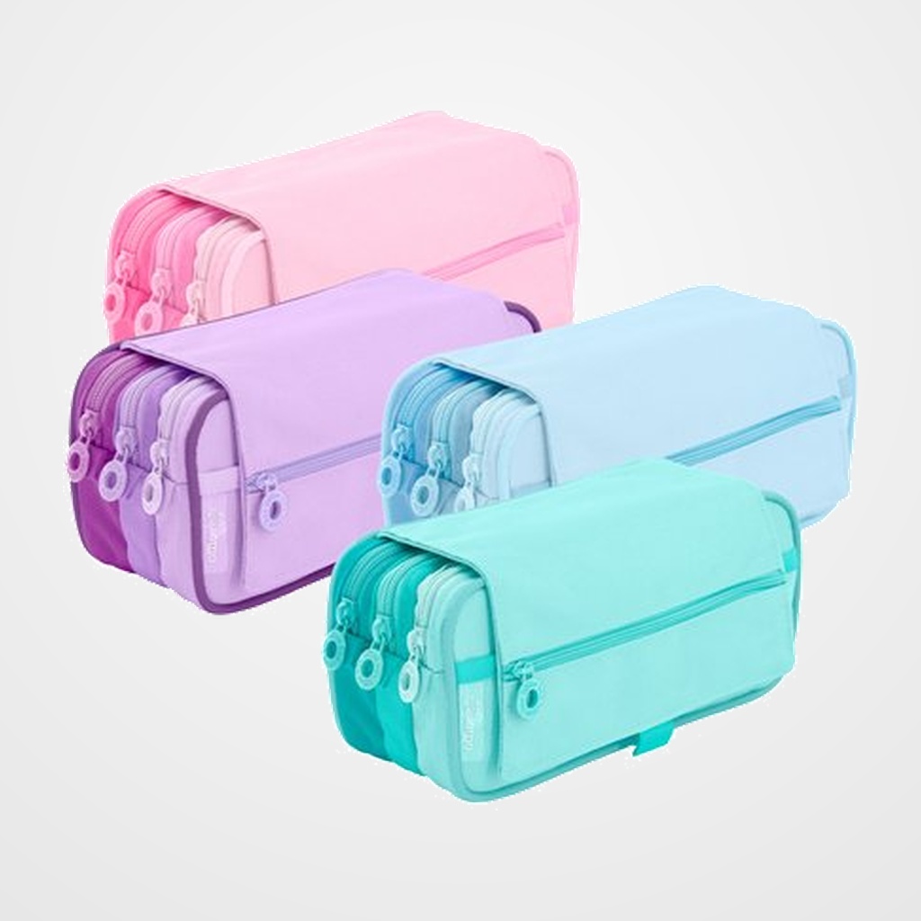 PORTATODO OFFICE BOX TRIPLE BLUSH SURTIDO (4 col.)