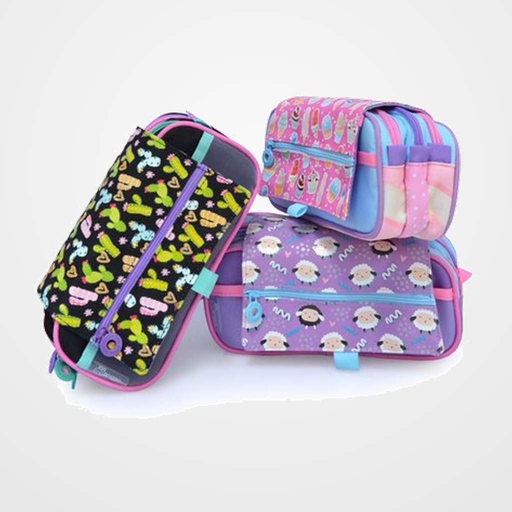 PORTATODO COLORLINE TRIPLE GIRLS EL ORIGINAL DESIGN SURTIDO (3 mod.)