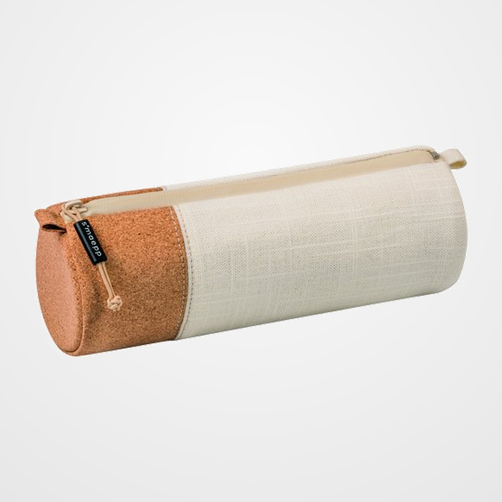 PORTATODO SMAEPP SOFT M REDONDO LINO CREMA/MARRON