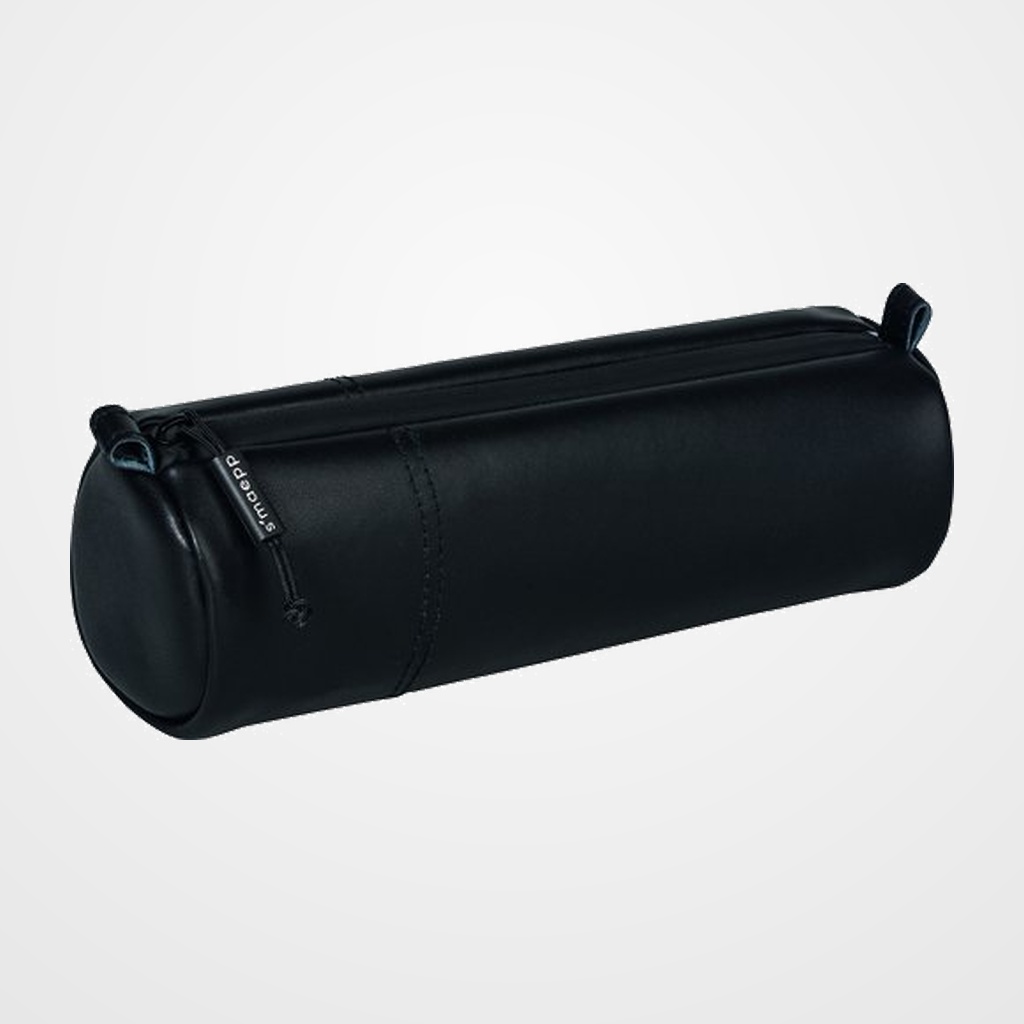 PORTATODO SMAEPP SOFT M REDONDO PIEL NATURAL NEGRO